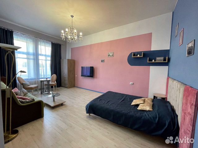 

1-к. квартира, 45 м², 2 кровати