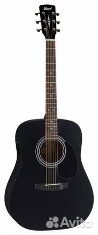 Электро-акустическая гитара Cort AD810E-BKS