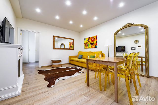 

1-к. квартира, 55 м², 2 кровати