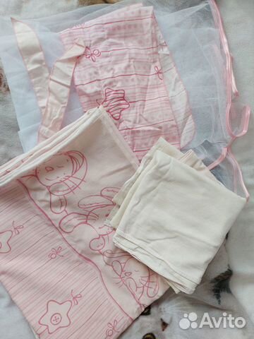 Комплект постельного белья в детскую кроватку