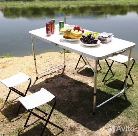 Стол складной для пикника + четыре стула