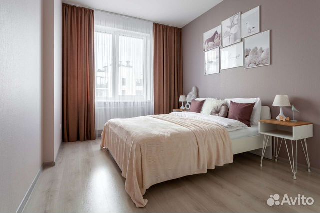 

2-к. квартира, 52 м², 2 кровати