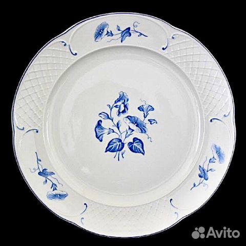 6 старинных суповых тарелок Villeroy&Boch