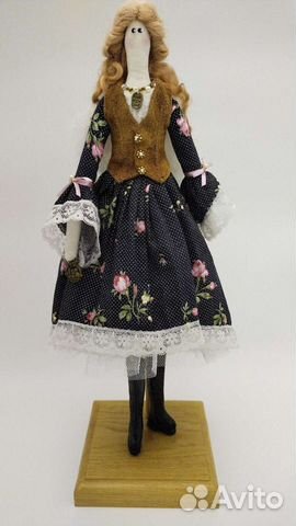 Интерьерная кукла в стиле Тильда