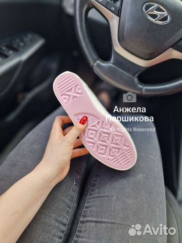 Кеды на высокой подошве Converse