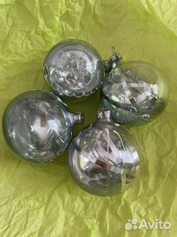 Елочные игрушки шары СССР гдр
