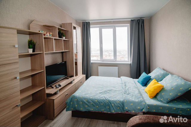 

1-к. квартира, 40 м², 2 кровати