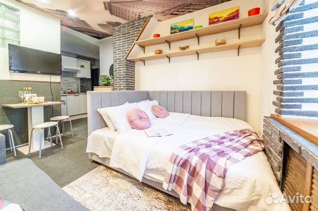 

Квартира-студия, 23 м², 2 кровати