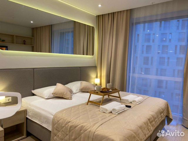 

Квартира-студия, 28 м², 1 кровать