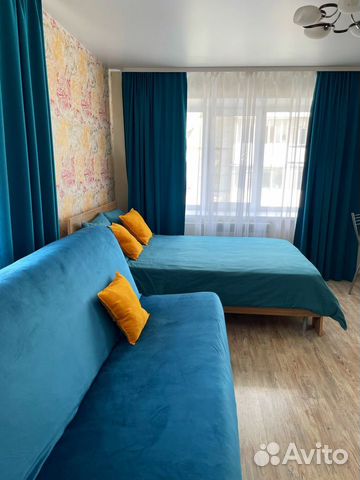 

Квартира-студия, 35 м², 2 кровати