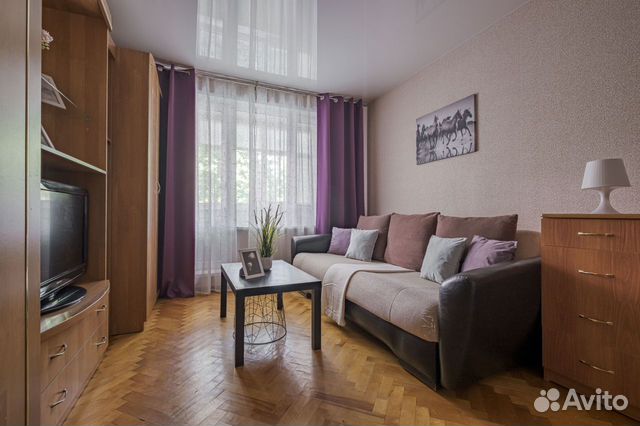 

1-к. квартира, 30 м², 2 кровати