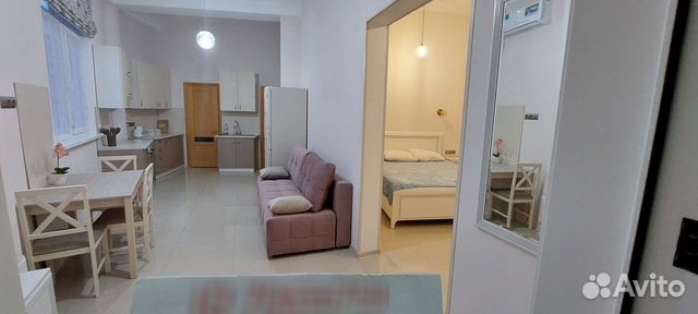 

Квартира-студия, 42 м², 2 кровати