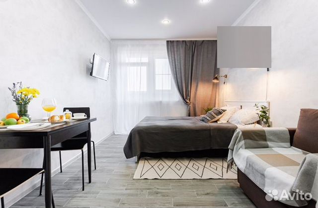 

Квартира-студия, 22,5 м², 2 кровати