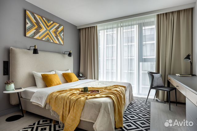 

Квартира-студия, 30 м², 1 кровать