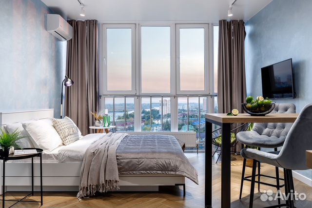 

Квартира-студия, 30 м², 1 кровать