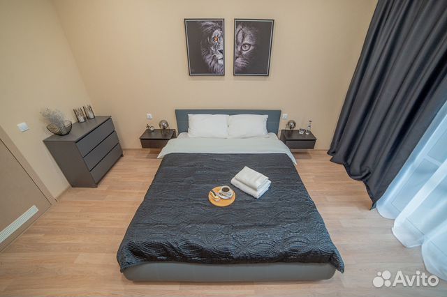 

1-к. квартира, 50 м², 2 кровати