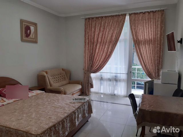 

Квартира-студия, 24 м², 2 кровати