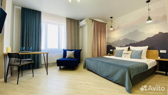 

Квартира-студия, 33 м², 4 кровати