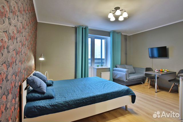 

Квартира-студия, 26 м², 2 кровати