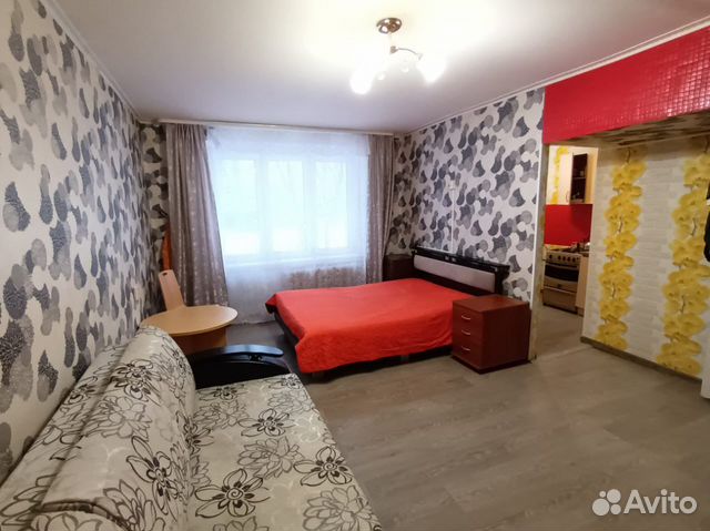 

1-к. квартира, 34 м², 2 кровати