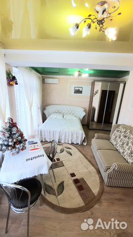 

Квартира-студия, 30 м², 2 кровати