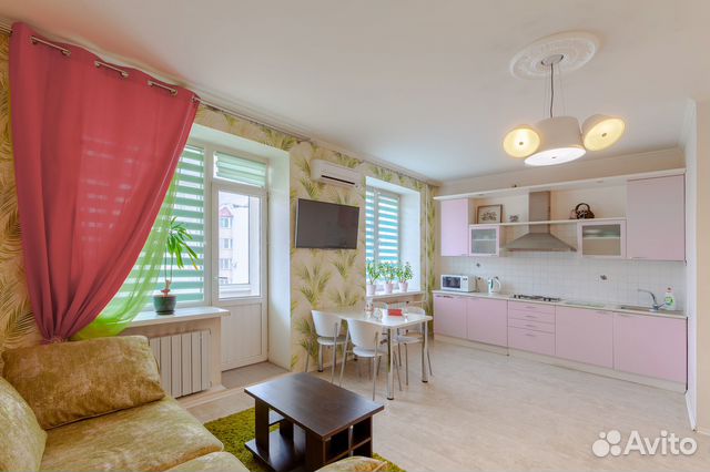

Квартира-студия, 45 м², 2 кровати