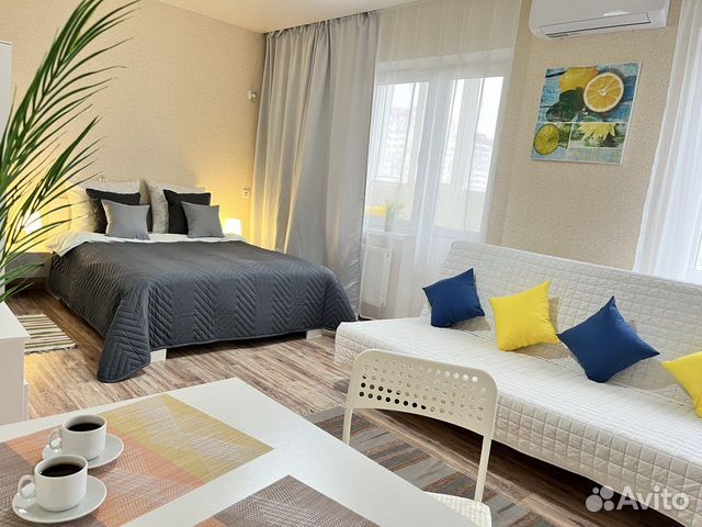 

Квартира-студия, 30 м², 2 кровати