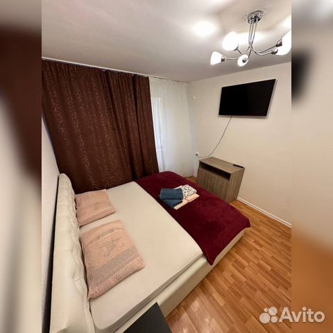 

1-к. квартира, 48 м², 2 кровати