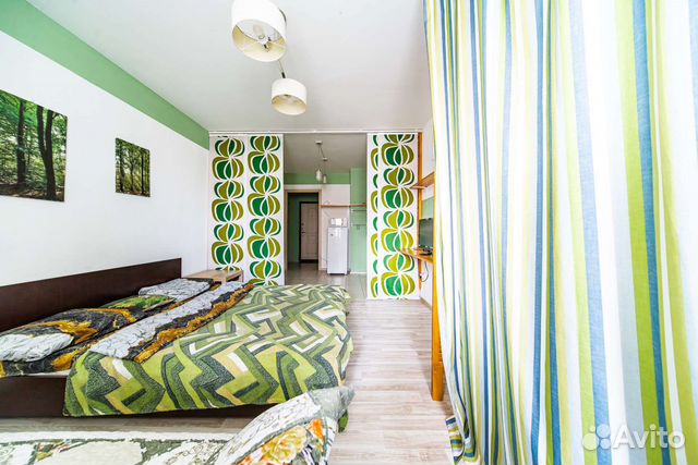 

Квартира-студия, 25 м², 2 кровати