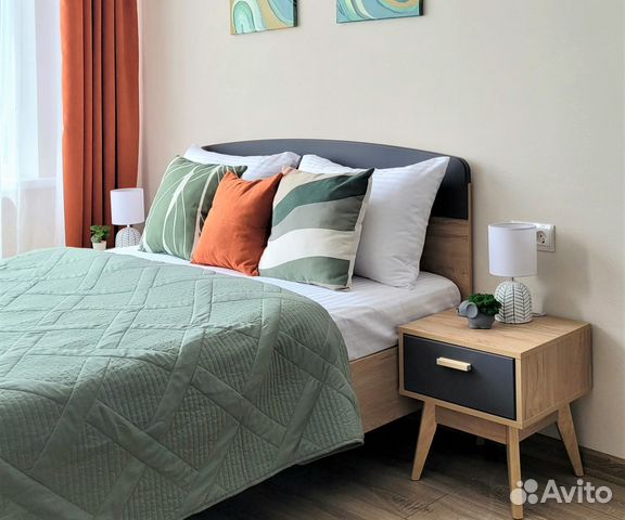 

1-к. квартира, 38 м², 2 кровати