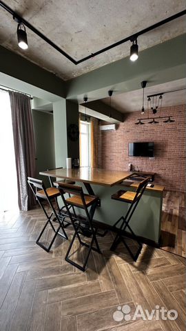 

Квартира-студия, 44 м², 2 кровати