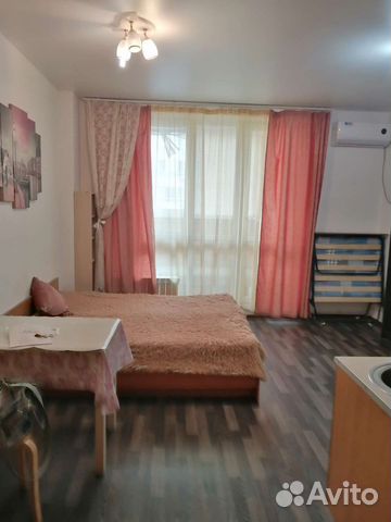 

Квартира-студия, 28 м², 2 кровати