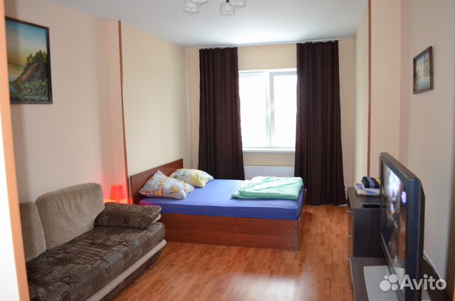 

1-к. квартира, 40 м², 2 кровати