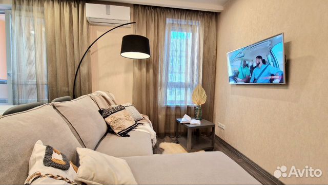 

1-к. квартира, 45 м², 2 кровати