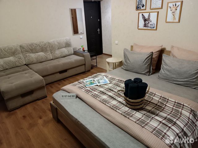

1-к. квартира, 32 м², 3 кровати
