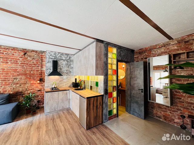 

Квартира-студия, 30 м², 4 кровати