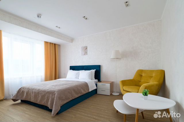 

1-к. квартира, 47 м², 2 кровати