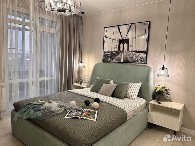 

1-к. квартира, 40 м², 2 кровати