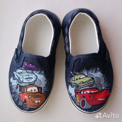 Слипоны мокасины кеды Crocs Hover Slip Cars