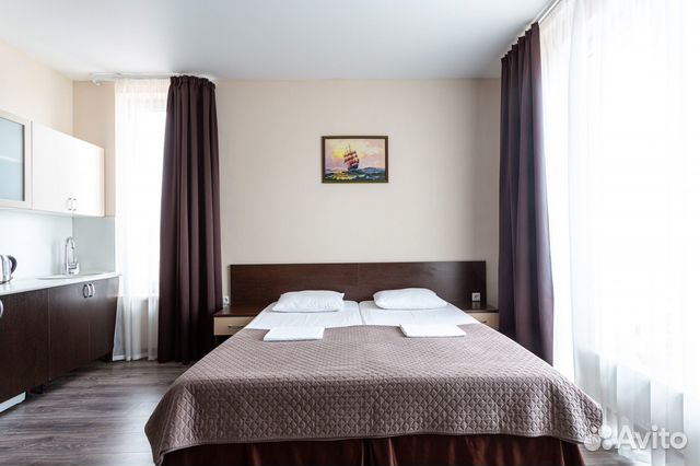 

Квартира-студия, 27 м², 2 кровати