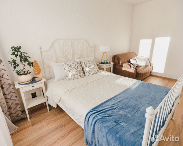 

1-к. квартира, 34 м², 2 кровати