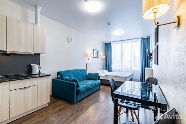 

Квартира-студия, 31 м², 2 кровати
