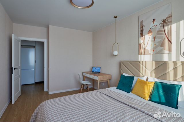 

1-к. квартира, 36 м², 2 кровати