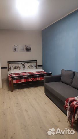 

1-к. квартира в апарт-отеле, 43 м², 2 кровати