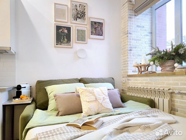 

Квартира-студия, 23 м², 2 кровати