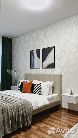 

1-к. квартира, 40 м², 2 кровати