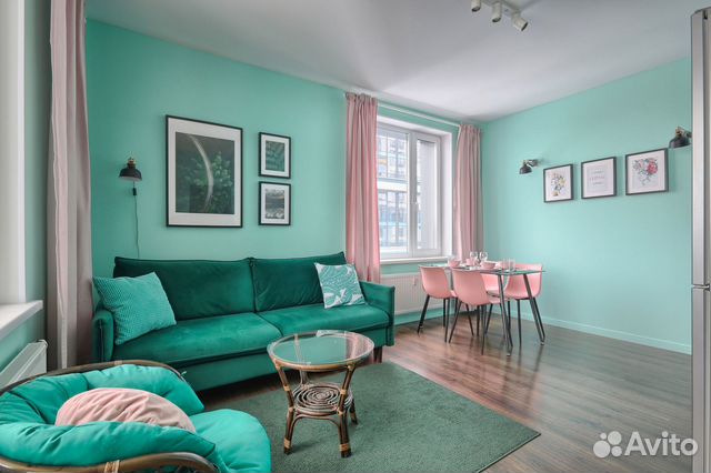 

1-к. квартира, 43,5 м², 3 кровати