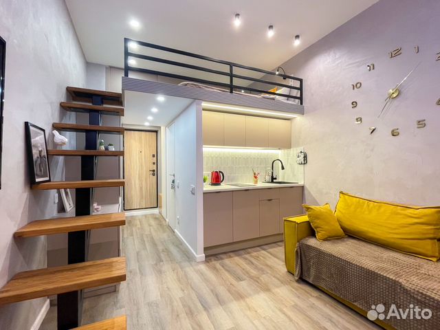 

Квартира-студия, 30 м², 2 кровати