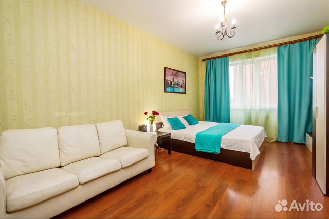 

1-к. квартира, 40 м², 3 кровати