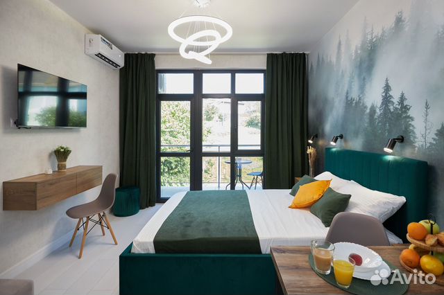 

Квартира-студия, 25 м², 2 кровати